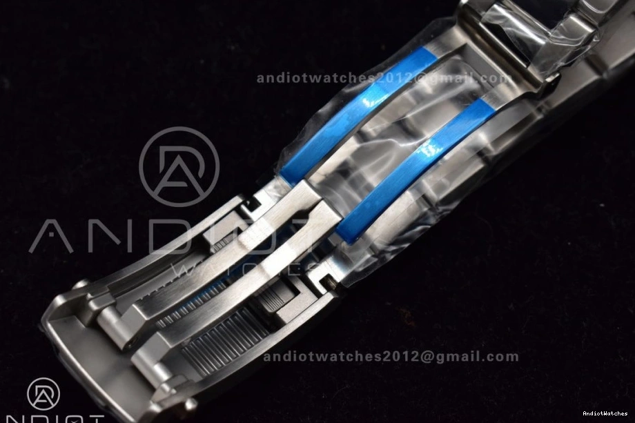 Best SuperOcean Dial on 44 Bracelet SS 481 TF Automatic Edition White AllSeason A 1:1 Blue 0214